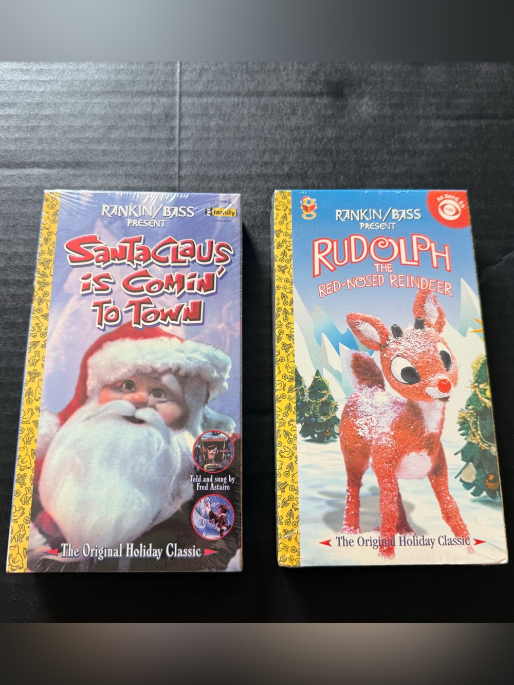 Santa Clause &Rudolph the Red-Nosed Reindeer VHS - Brand New